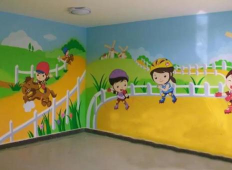 盐亭幼儿园墙体彩绘制作流程及注意事项
