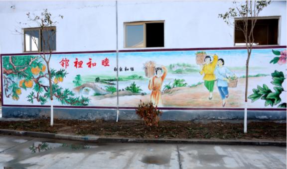 盐亭乡镇文化墙 乡风文明焕发新活力