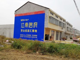 盐亭农村墙体广告在不同形式上面展现的不同特色